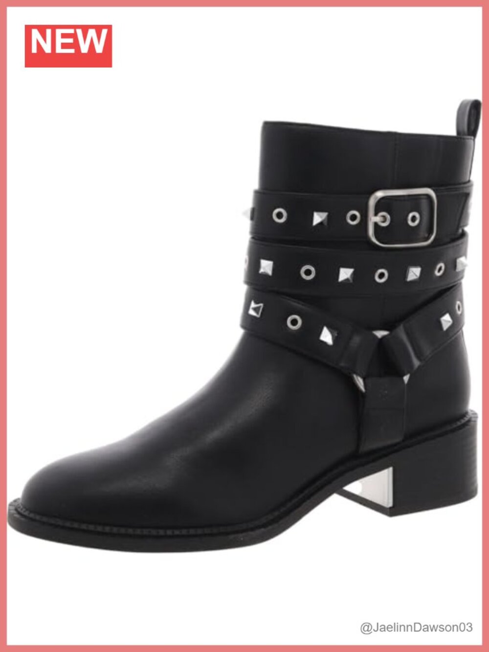 BCBGeneration Barla Women's Faux Leather Mid-Calf Bootie with Block Heel